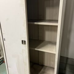 INABA イナバ物置 スチール製 物置 3段 収納庫 幅105cm×奥行75cm×高さ191cmの画像