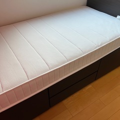 ベッド 収納付きの画像