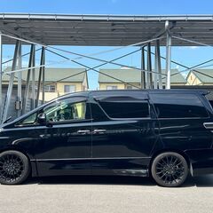 平成25年式ヴェルファイア2.4Z　ゴールデンアイズ　黒半革シート　車検長い！★両側パワースライドドア★パワーバックドア★9ｲﾝﾁナビ他の画像