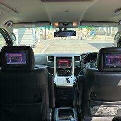 平成25年式ヴェルファイア2.4Z　ゴールデンアイズ　黒半革シート　車検長い！★両側パワースライドドア★パワーバックドア★9ｲﾝﾁナビ他の画像