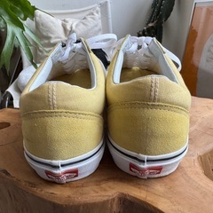 Vans US購入 激レア イエロー スエード スニーカー オールドスクールの画像