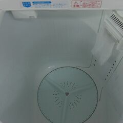 （1台限り★ジモティー特典あり★）日立　二槽式洗濯機５.５kg　２０２１年製　PS-55AS2　76cm幅　　高く買取るゾウ八幡東店の画像