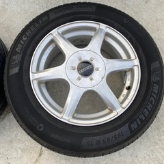 EFFECT 15インチ 6J+50 5穴 10穴 マルチ ホイール　195/65r15 タイヤ ホイールセット　PCD 114.3 100 5h プリウス プリウスαの画像