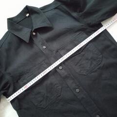 UNIQLO　デニムジャケット　ブラック　メンズS　ユニクロの画像