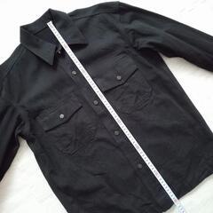 UNIQLO　デニムジャケット　ブラック　メンズS　ユニクロの画像