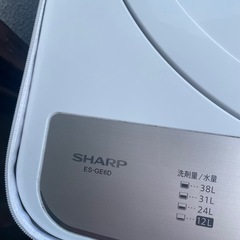 SHARP 洗濯機の画像