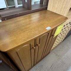 【ジャングルジャングル滋賀草津店】ジモティ来店特価‼ シューズボックス ブラウン J-250889の画像