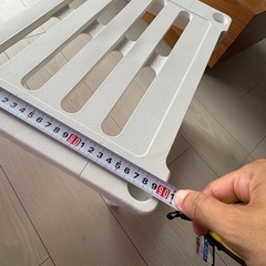 伸縮式シンク下収納棚の画像