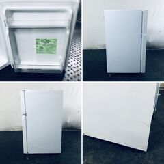 ID:rg220947 アイリスオーヤマ IRISOHYAMA 冷蔵庫 一人暮らし 中古 2020年製 2ドア 90L ホワイト 直冷式 右開き IRGD-9A-W  【リユース品：状態B】【送料無料】【設置費用無料】の画像