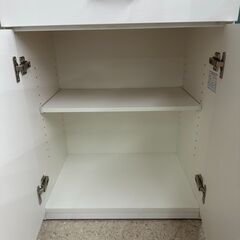 ★リユースのサカイ高崎店★TJ12535  食器棚 白 H180.5×D39.5×W58.5 クリーニング済みの画像