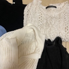 メッシュ　トップス5枚の画像