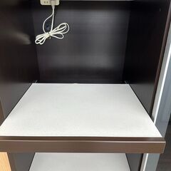 ★リユースのサカイ高崎店★TJ12536 (株)松田家具 食器棚 茶 H197.5×D52×W120 クリーニング済みの画像