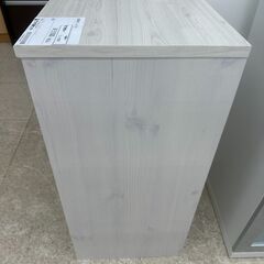 ★リユースのサカイ高崎店★TJ12537 佐藤産業 レンジ台 アイボリー H82×D40×W88 クリーニング済みの画像