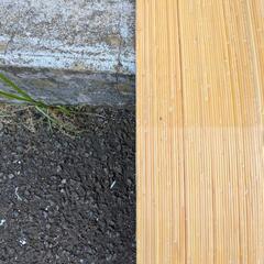 竹製ラグの画像