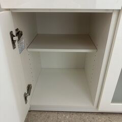★リユースのサカイ高崎店★TJ12538 (株)ニトリ レンジ台 白 H115×D40×W119.5 クリーニング済みの画像
