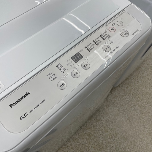 パナソニック　6.0kg 洗濯機　凹み有り