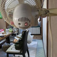 クリップ式小型扇風機の画像