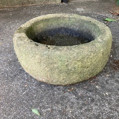 つくばい 手水鉢 水鉢 石鉢の画像