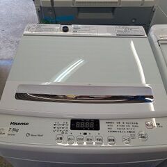 【ジャングルジャングル深井店】★洗濯機 ハイセンス HW-G75A 2020年式 7.5KG ホワイト 生活家電 家電 堺市（中区 堺区 西区 東区 南区） 和泉市 河内長野市 富田林市 松原市 狭山市 深井 【FU2623】の画像