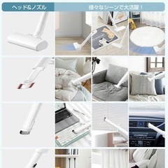 値下げ交渉ok！新品　LEDライト付き掃除機　軽量　小型の画像