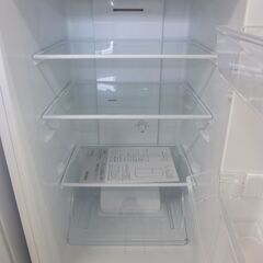YAMADA 2ドア冷蔵庫 自動霜取り 179L 2021年製 YRZ-F17J 取扱説明書付きの画像