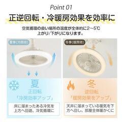 【訳あり】シーリングファンライト 24W led ファン付き照明 E26 新品

の画像