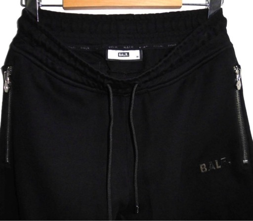 BALR. ボーラー 25ss Q-SERIES REGULAR FIT JOGGER スウェット ジョガーパンツ Mサイズ 黒