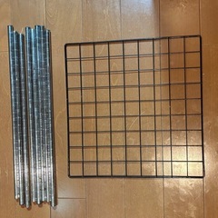 【差し上げます】100均ワイヤーネット他23点の画像