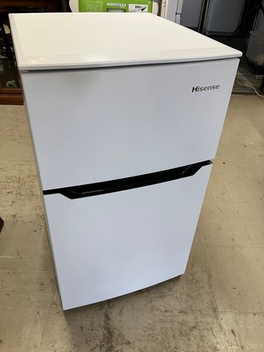 O2508-636 ハイセンス 冷蔵庫　HR-B95A 2020年製　通電確認済 キズ汚れ有り