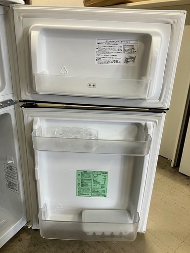 O2508-636 ハイセンス 冷蔵庫　HR-B95A 2020年製　通電確認済 キズ汚れ有り