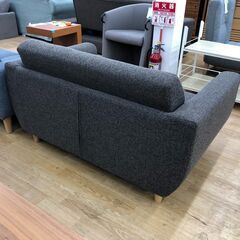 ★リユースのサカイ幸手店★SJ10197★ジモティ割あり★  2人掛けソファー ブラウン W120×D80×H67 クリーニング済み の画像