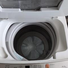 【売ります】AQUA　洗濯機　6kg　AQW-S60G　2019年製の画像