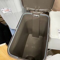 ゴミ箱　No.2699　ブラウン　SABIRO　22L　ペダルペール　【リサイクルショップどりーむ天保山】の画像