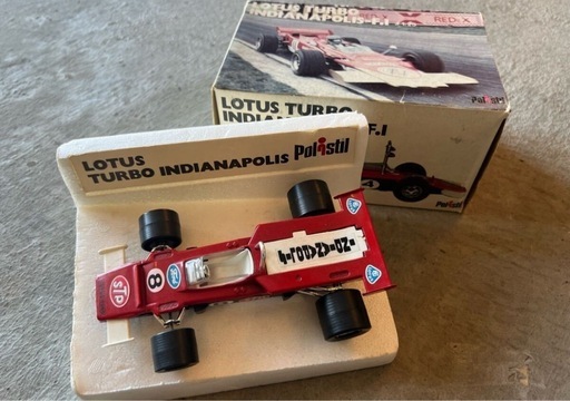 ミニカー　lotus turbo Indianapolis-f.i F1 レーシングカー　