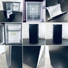 ID:rg220952 シャープ SHARP 冷蔵庫 一人暮らし 中古 2022年製 2ドア 152L グレー ファン式 両方開き SJ-D15H-H  【リユース品：状態B】【送料無料】【設置費用無料】の画像