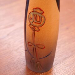 こけし 信吉作 約18cm 1987年製 木地人形 創作こけし 昭和レトロ 札幌市 清田区 平岡の画像
