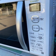 稼働品 2018年製 電子レンジ シャープ製の画像