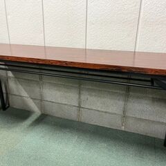 3台あり 会議テーブル 折りたたみ式 長テーブル 作業台 幅180cm×奥行45cm×高さ70cm の画像