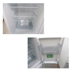 現状品 高年式 西岡店 2ドア冷蔵庫 159L 2025年製 ホワイト YRZ-F15MW YAMADA REFAGE ヤマダ 白 一人暮らしサイズ の画像