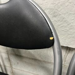 不二貿易 パイプ椅子 3脚セット 折りたたみ式 ブラック チェア 幅45cm×奥行47cm×高さ80cm（座高45cm） の画像