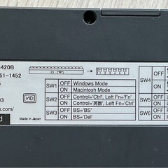 キーボード pd-kb420bの画像