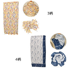 新品・未使用 / 春夏用 UVカットストール カジュアル キレイめ 可愛いストール 花柄 薄手 冷房対策 ショール レディース プレゼントの画像