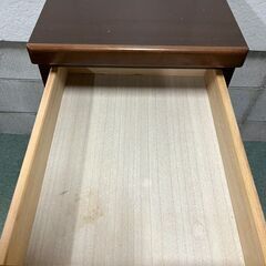 木製 5段 ミニチェスト 収納棚 洋タンス キャビネット 幅36cm×奥行46cm×高さ85cm の画像