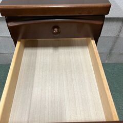 木製 5段 ミニチェスト 収納棚 洋タンス キャビネット 幅36cm×奥行46cm×高さ85cm の画像