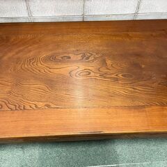 木製 座卓 ローテーブル 和風 昭和レトロ 幅150cm×奥行90cm×高さ33cm の画像