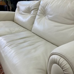 中古　イタリア最高峰　ポルトローナフラウ　ワイド2人掛けソファー　1人掛けソファー　セット売り　公田店の画像