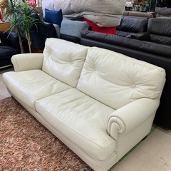 中古　イタリア最高峰　ポルトローナフラウ　ワイド2人掛けソファー　1人掛けソファー　セット売り　公田店の画像