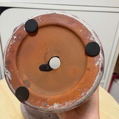 陶器鉢 植木鉢 オシャレ鉢 ピンク 薄紫の画像