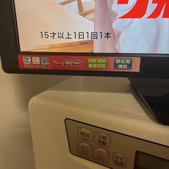 24V型薄型テレビの画像