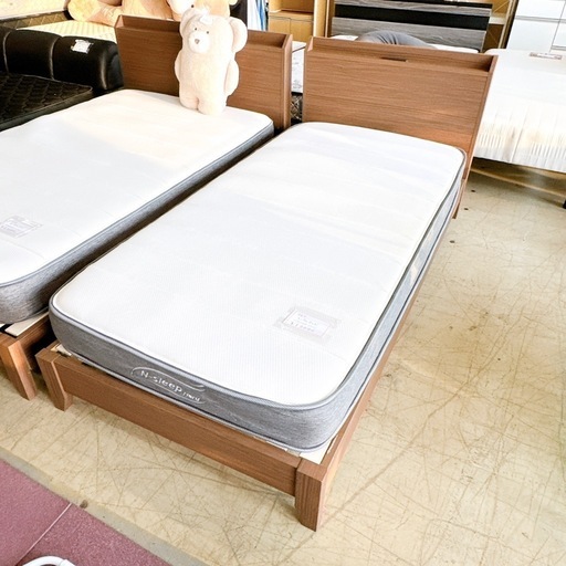 ニトリ シングルベッド N-Sleep Hard マットレス付き